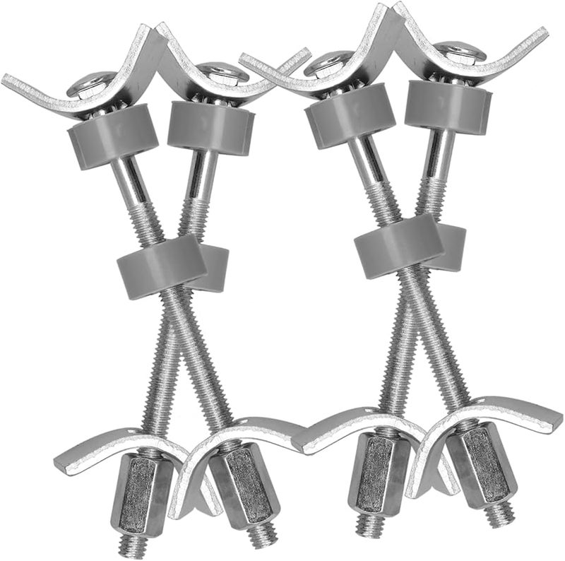Heavy Duty Kitchen Countertop Connectors 4 Pack Half Moon Design Easy Install Fasteners - Image 1
